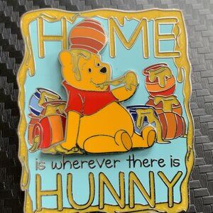 2022 Disney Parks Winnie The Pooh "Home Is Wherever There Is Hunny" Trading Pin
